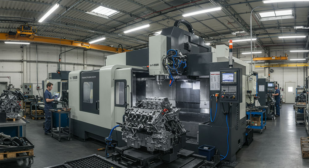 Präzisions-CNC-Bearbeitung von Automobilteilen