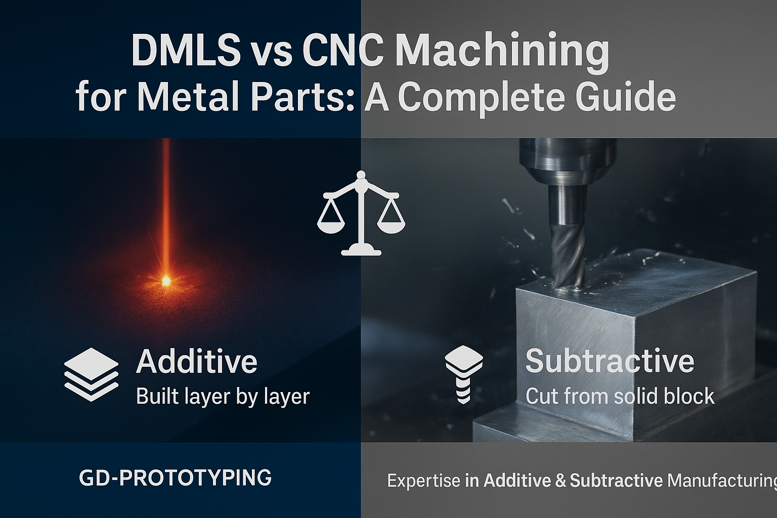 DMLS vs. CNC-Bearbeitung für Metallteile