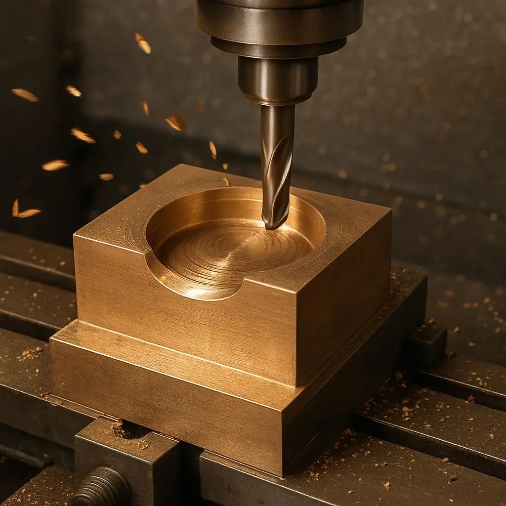 Bronze-CNC-Bearbeitung