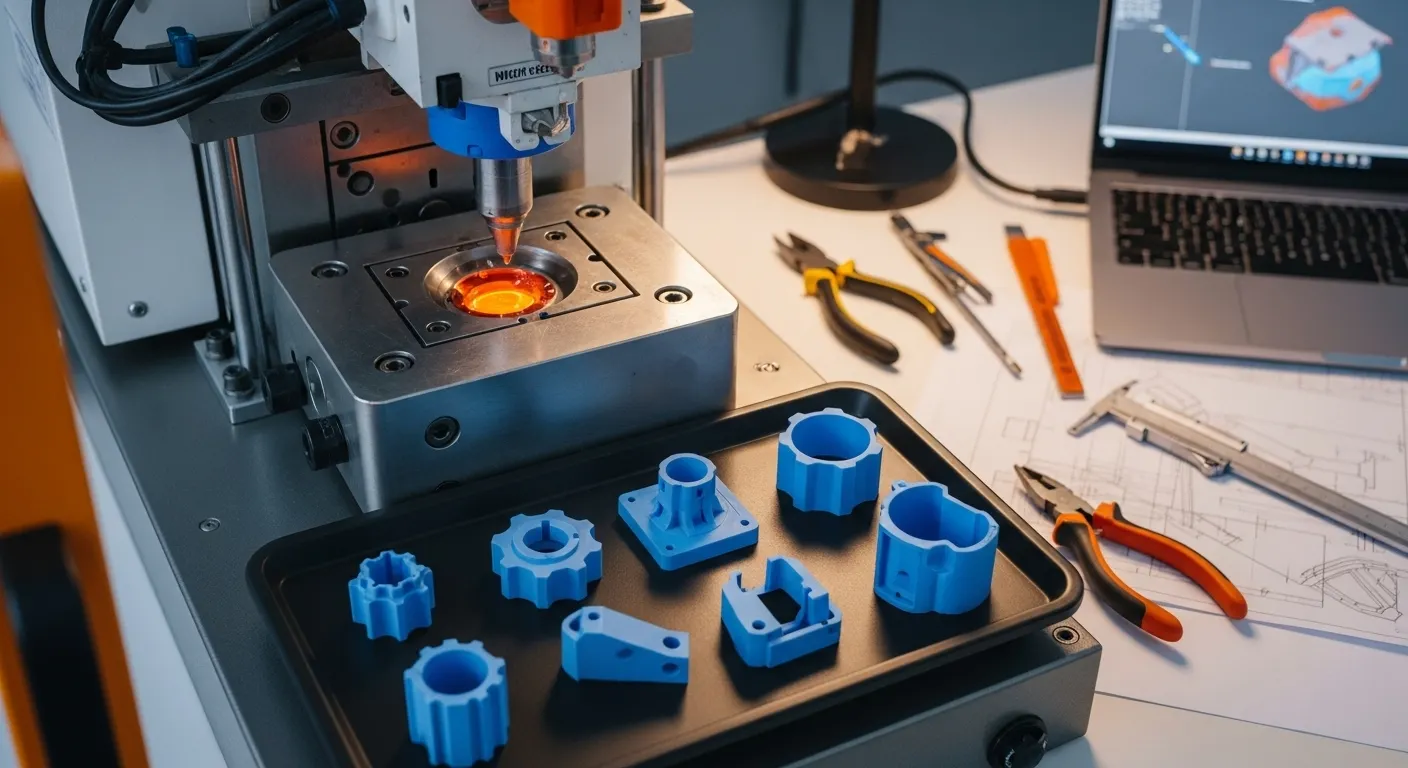 Prototyping von Spritzgießen in geringem Volumen