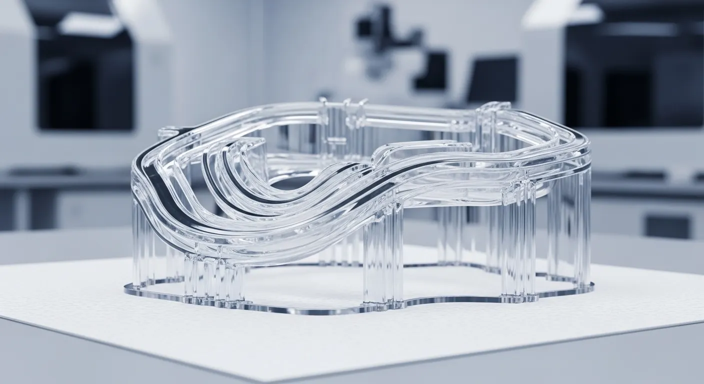 Prototyp der Kunststoffinjektion in medizinischer Qualität